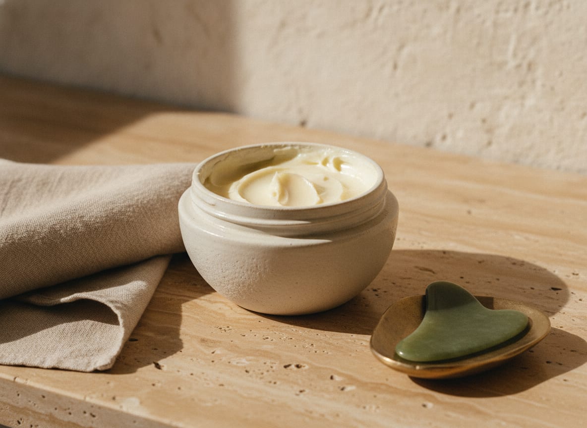 Crème Riche Nutrition — mise en scène ambiance naturelle