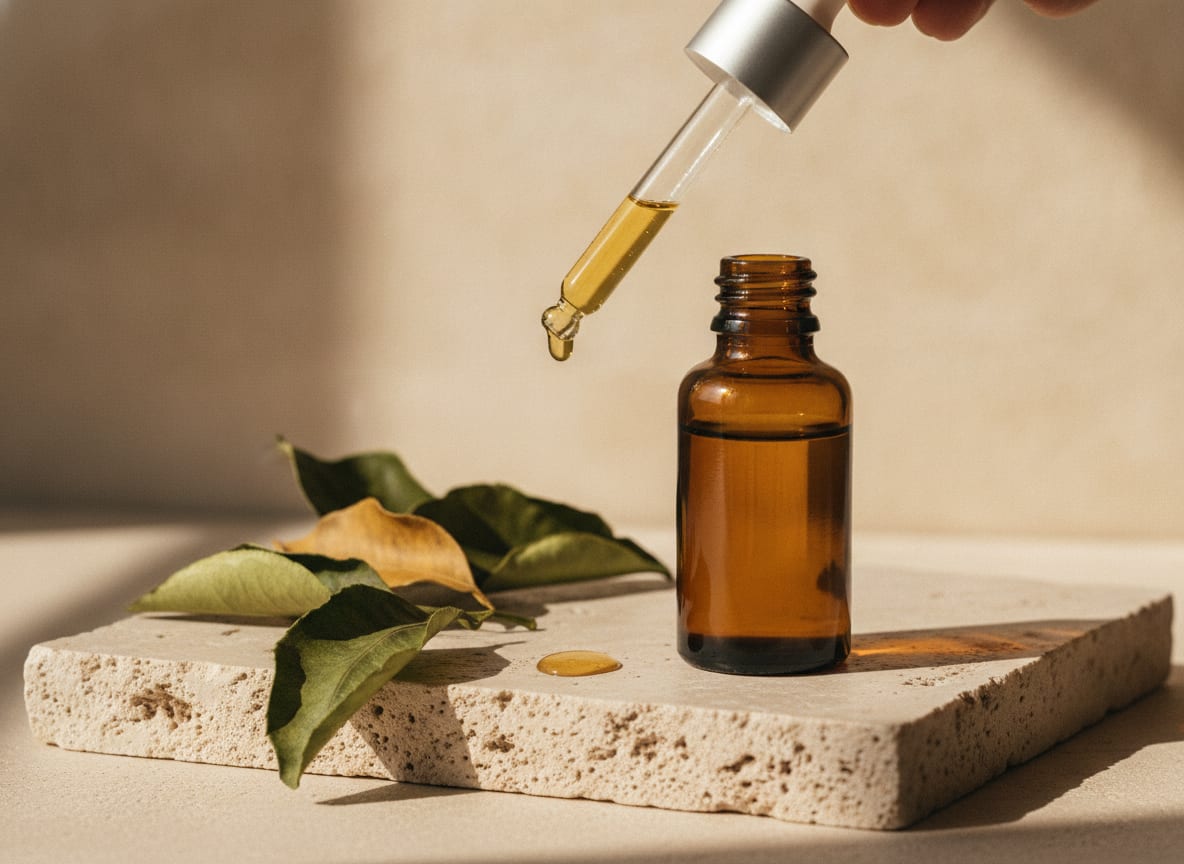Sérum Éclat Botanique — mise en scène ambiance naturelle